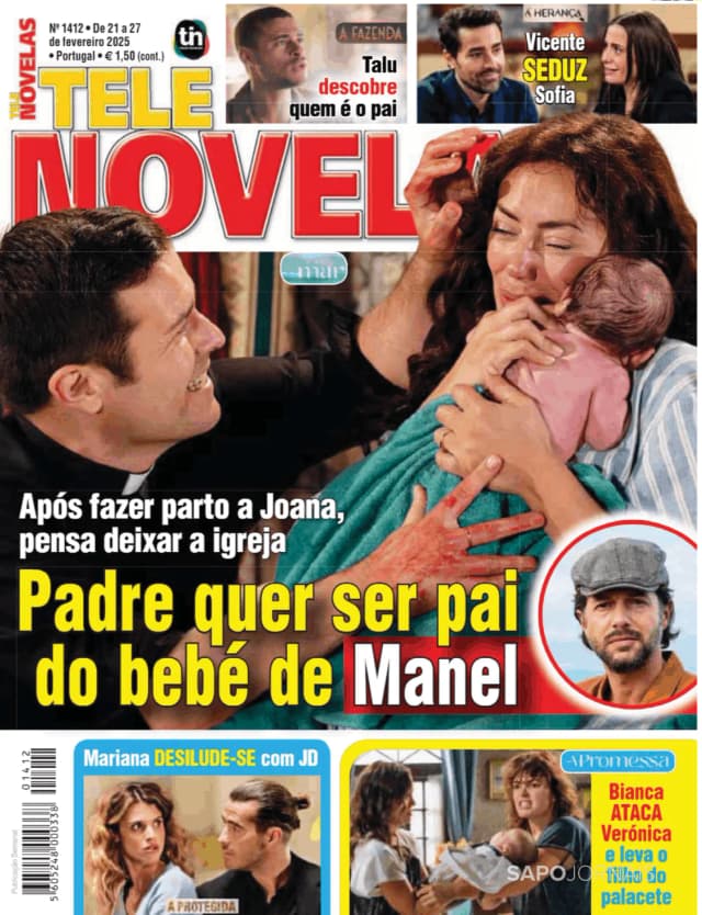 Capa jornal Telenovelas 2025-02-20