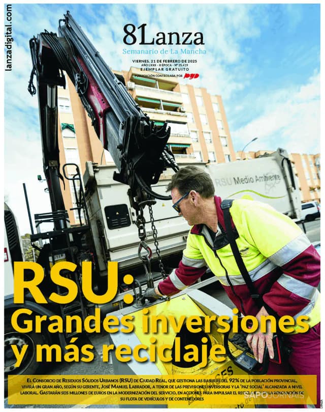 Capa jornal Lanza Digital 2025-02-21