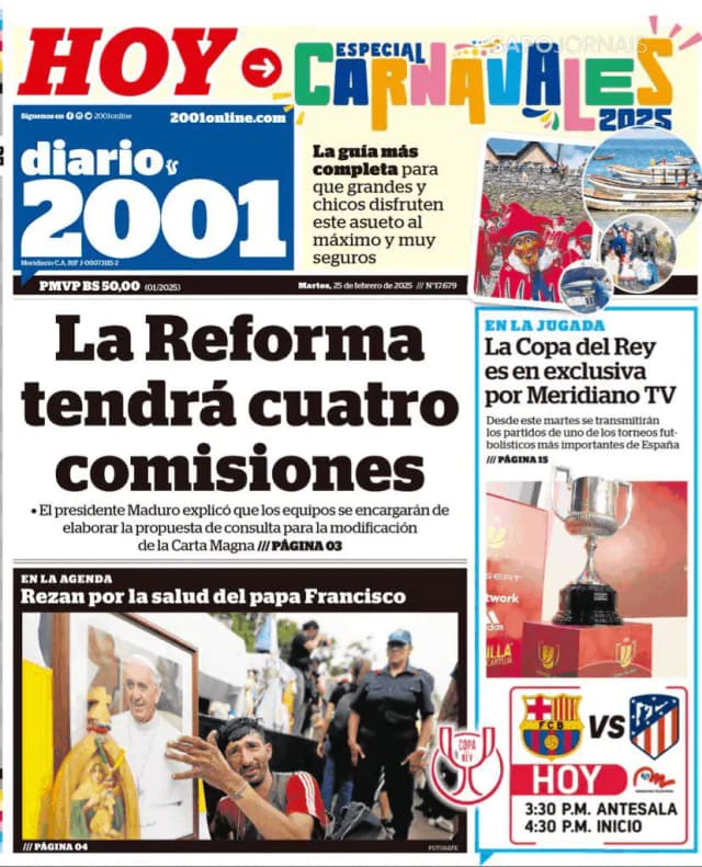 Capa jornal Diario 2001 2025-02-25