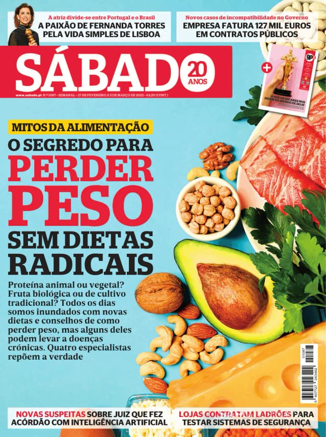 Capa jornal Sábado 2025-02-27