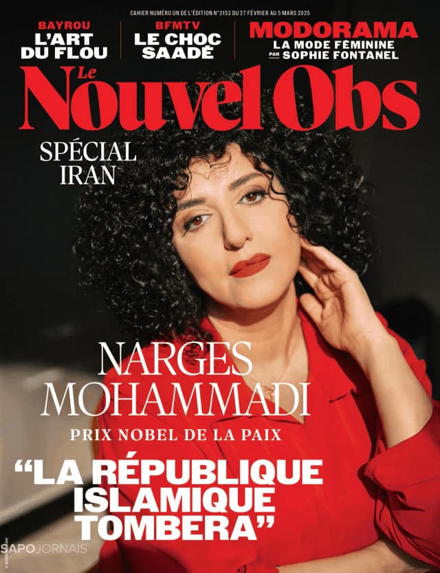 Capa jornal Le Nouvel Observateur 2025-02-27