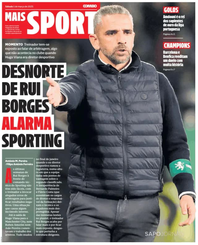 Capa jornal Sport-CM 2025-03-03