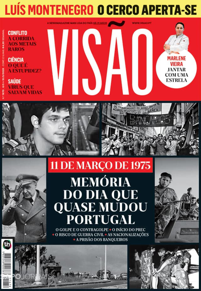 Capa jornal Visão 2025-03-06