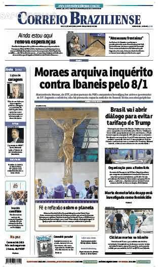 Capa jornal Correio Braziliense 2025-03-06