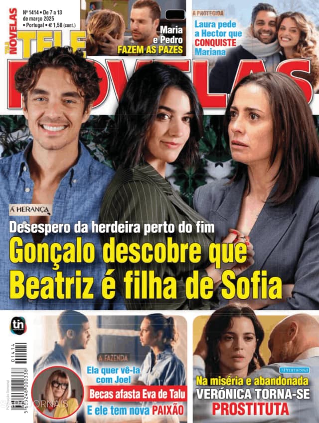 Capa jornal Telenovelas 2025-03-07