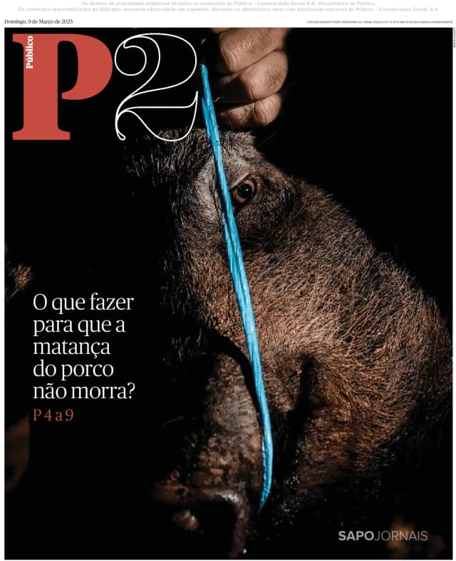 Capa jornal P2-Público 2025-03-09