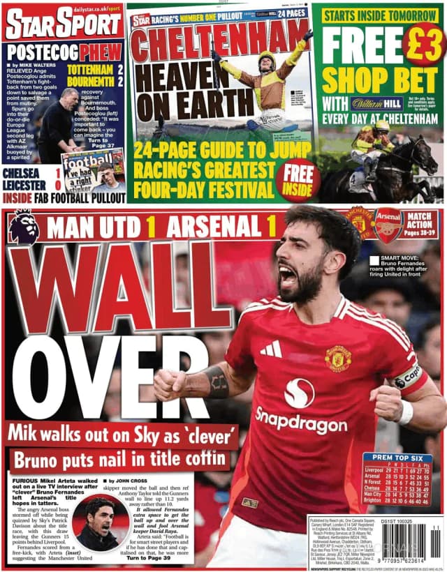 Capa jornal Star Sport 2025-03-10