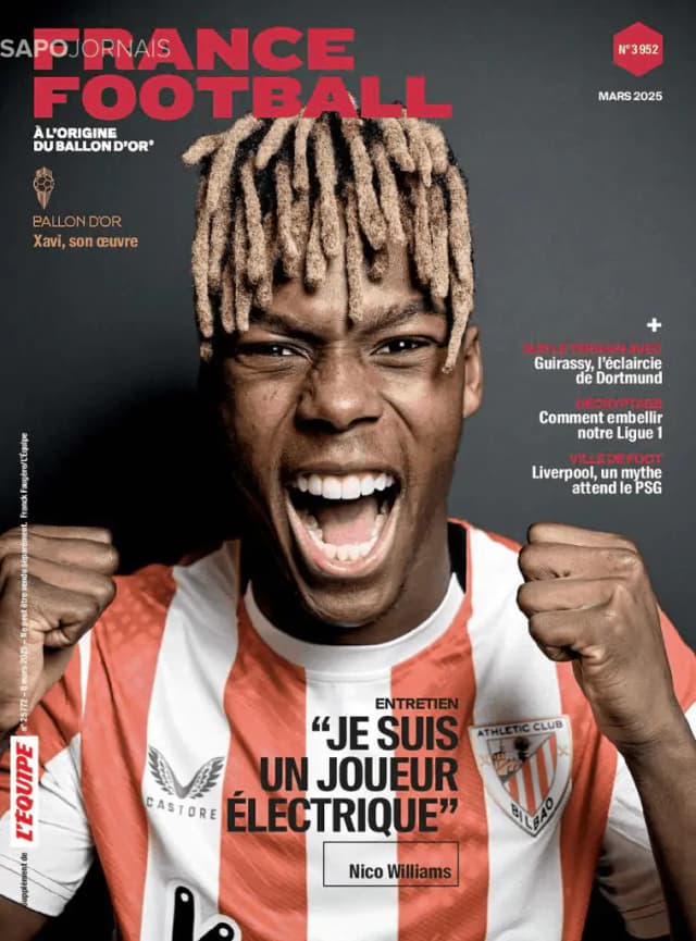 Capa jornal France Football 2025-03-07