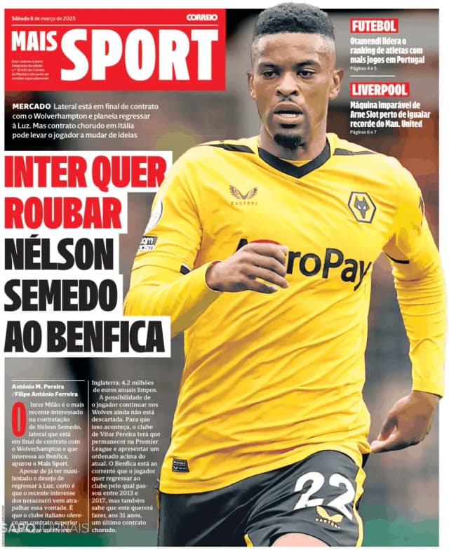 Capa jornal Sport-CM 2025-03-07