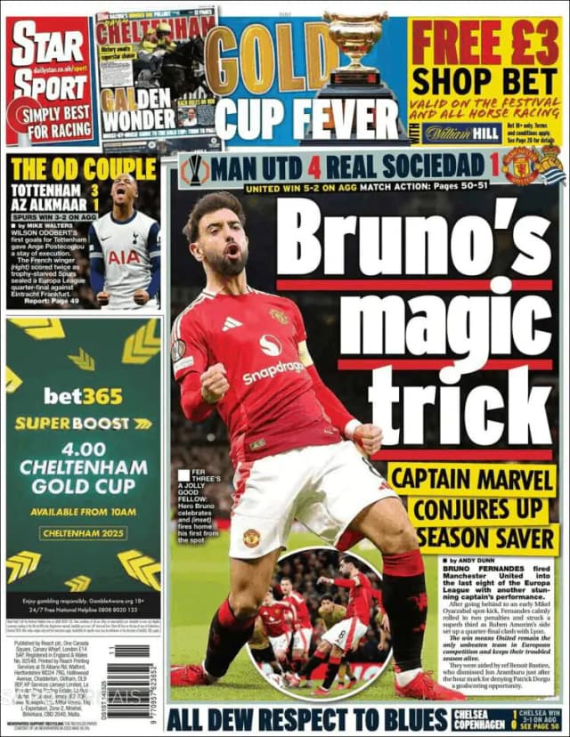 Capa jornal Star Sport 2025-03-14