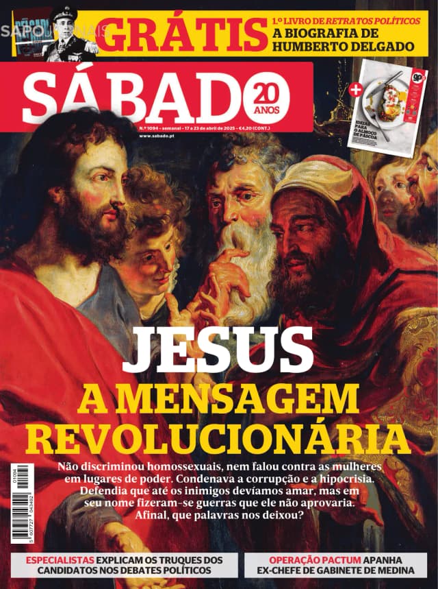 Capa jornal Sábado 2025-04-17
