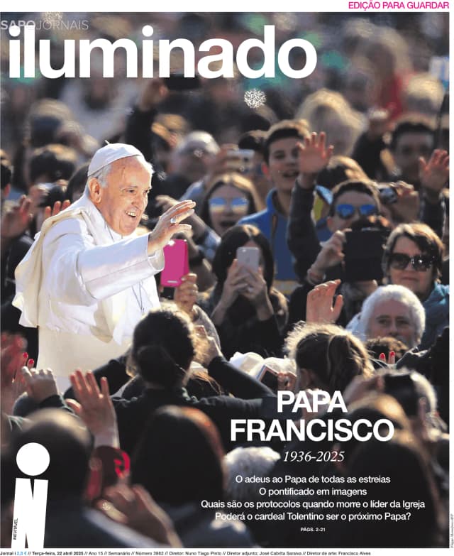 Capa jornal Jornal i 2025-04-22