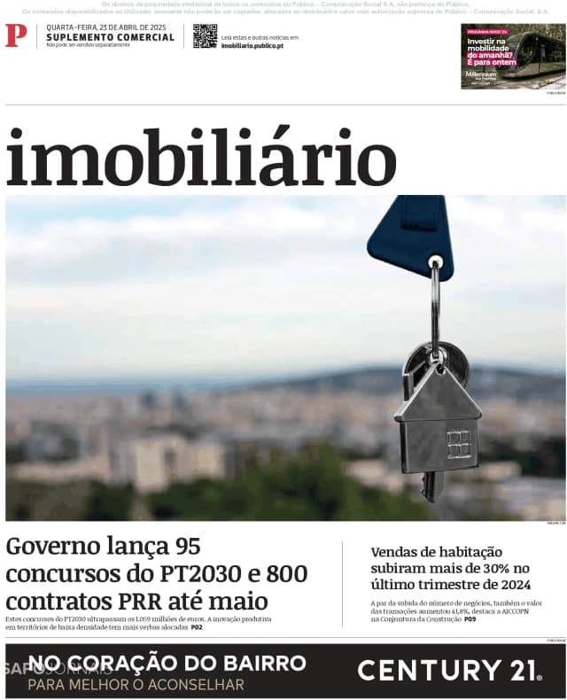 Capa jornal Imobiliário-Público 2025-04-23