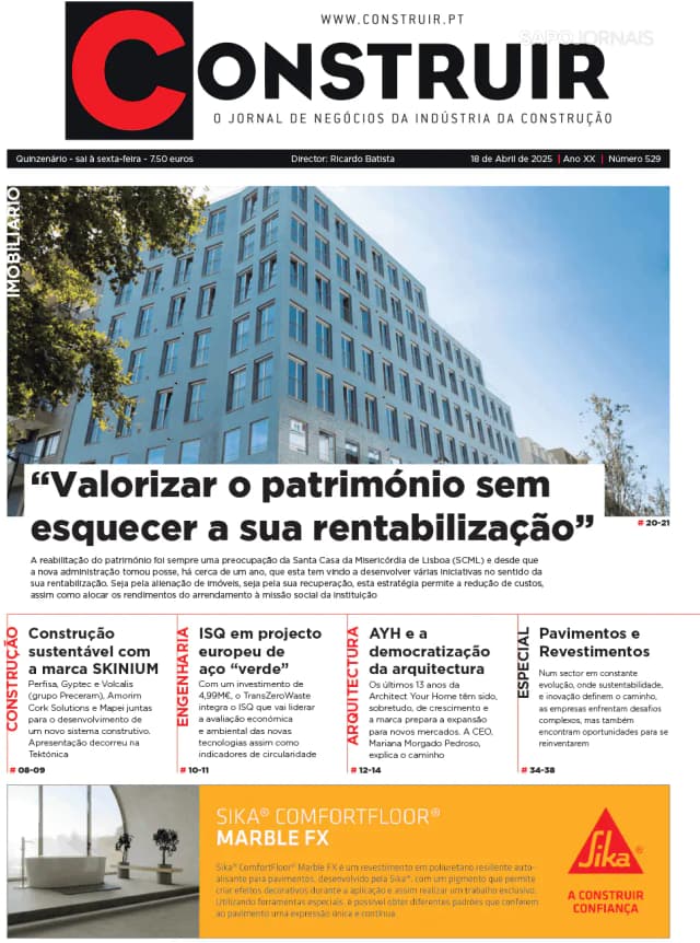 Capa jornal Construir 2025-04-22