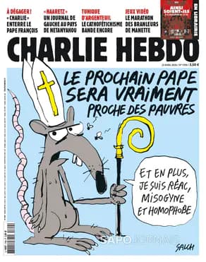 Capa jornal Charlie Hebdo 2025-04-23