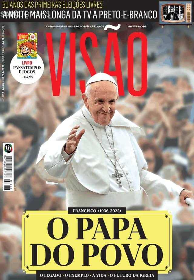 Capa jornal Visão 2025-04-24
