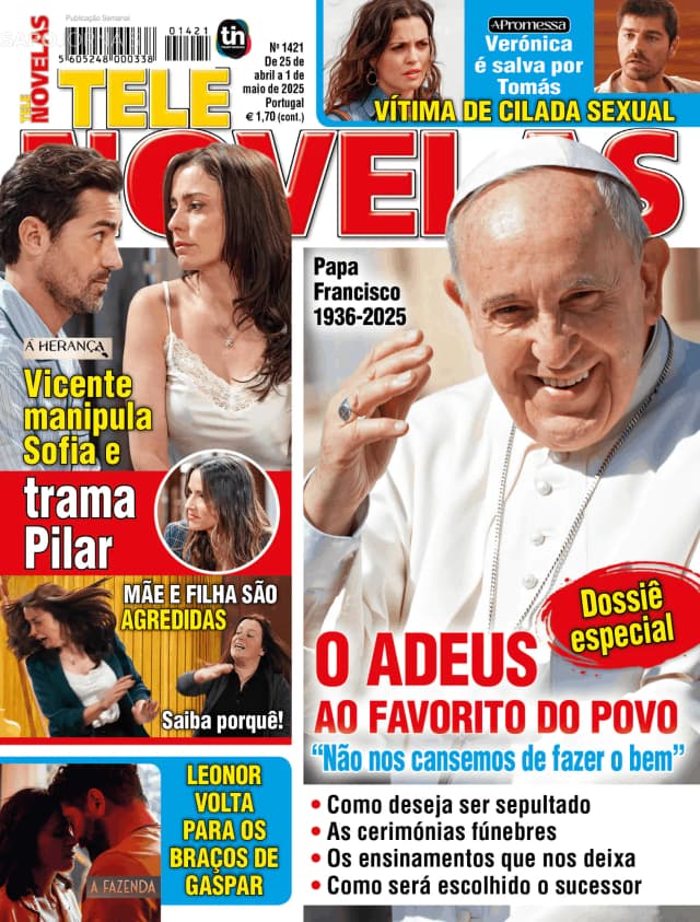 Capa jornal Telenovelas 2025-04-24