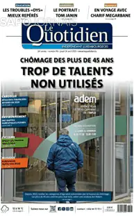 Capa jornal Le Quotidien 2025-04-24