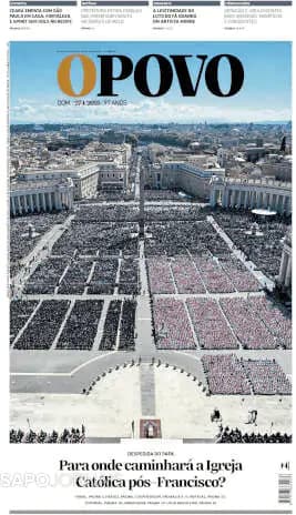 Capa jornal O Povo 2025-04-27