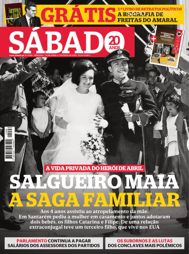 Capa jornal Sábado 2025-04-30
