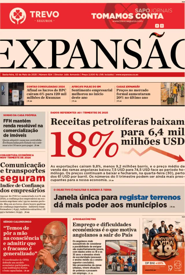 Capa jornal Expansão 2025-05-02