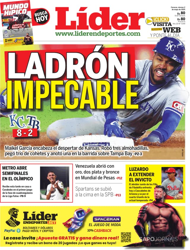 Capa jornal Líder 2025-05-02