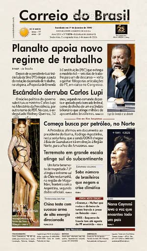 Capa jornal Correio do Brasil 2025-05-02