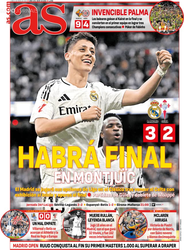Capa jornal AS 2025-05-05