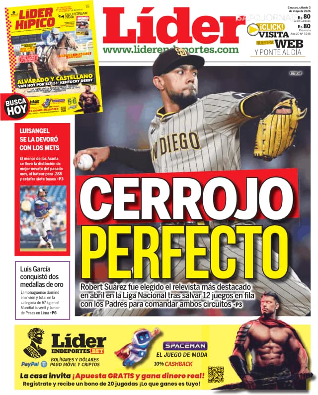 Capa jornal Líder 2025-05-03