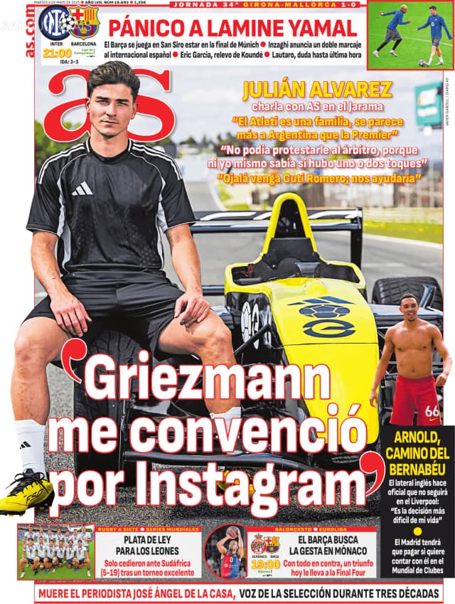Capa jornal AS 2025-05-06