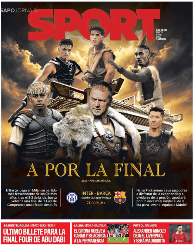 Capa jornal Sport 2025-05-06