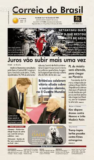 Capa jornal Correio do Brasil 2025-05-05