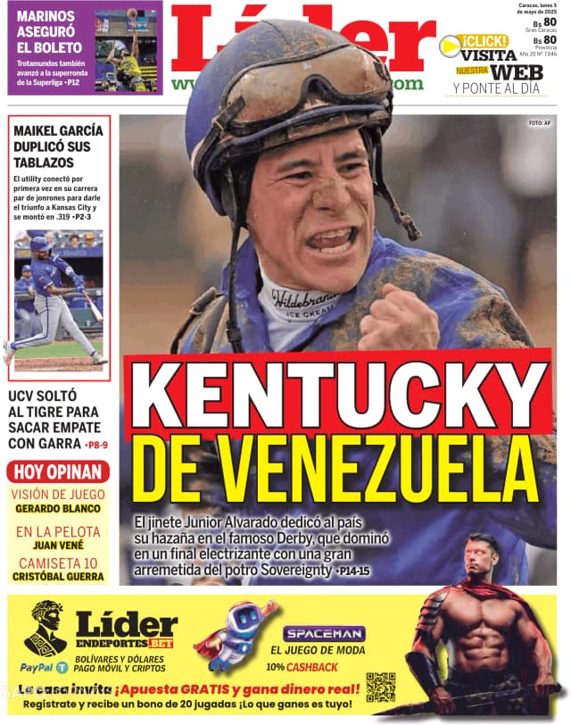 Capa jornal Líder 2025-05-05