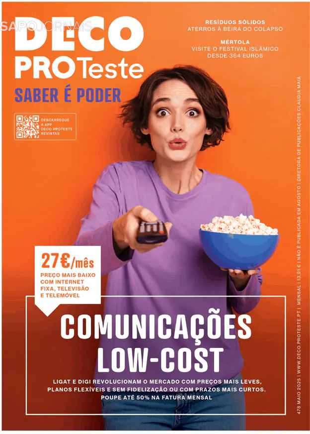 Capa jornal DECO PROteste 2025-05-01
