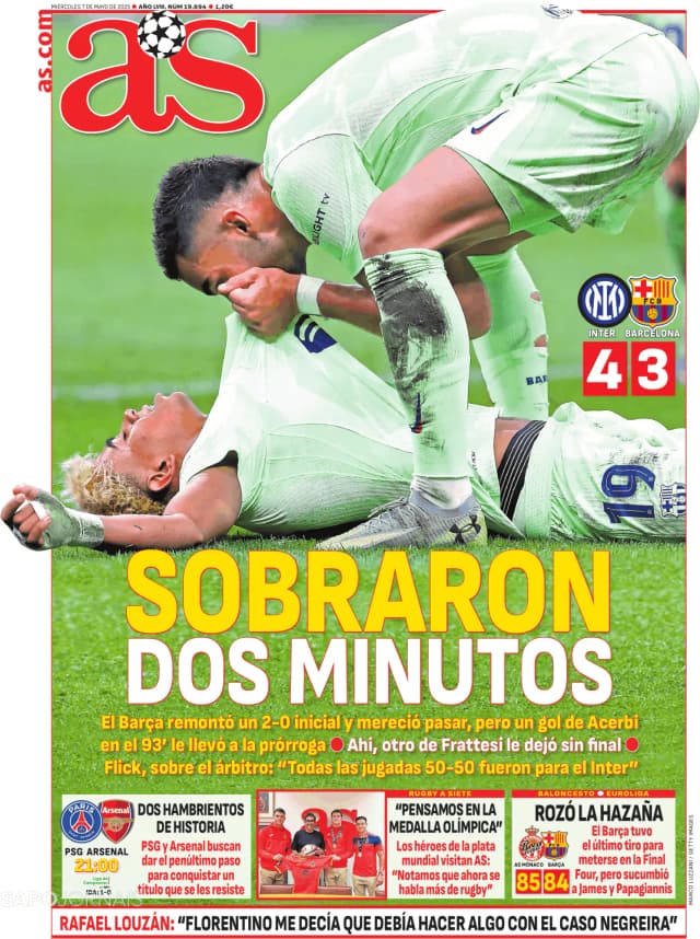 Capa jornal AS 2025-05-07