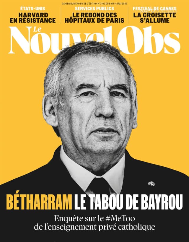 Capa jornal Le Nouvel Observateur 2025-05-08