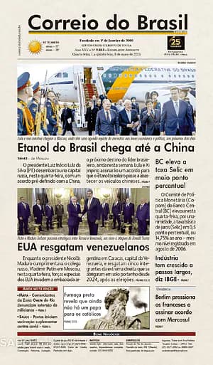 Capa jornal Correio do Brasil 2025-05-07