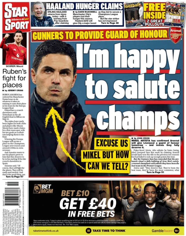 Capa jornal Star Sport 2025-05-10