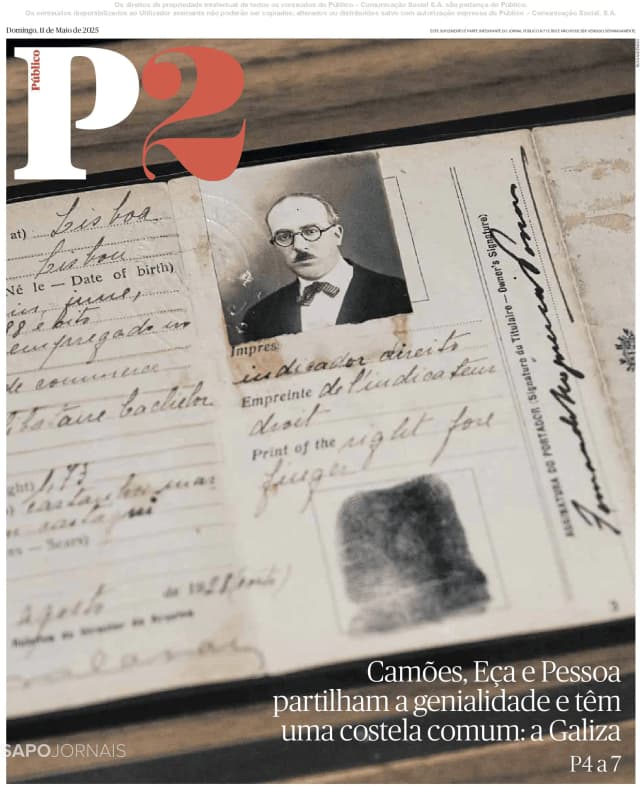 Capa jornal P2-Público 2025-05-11