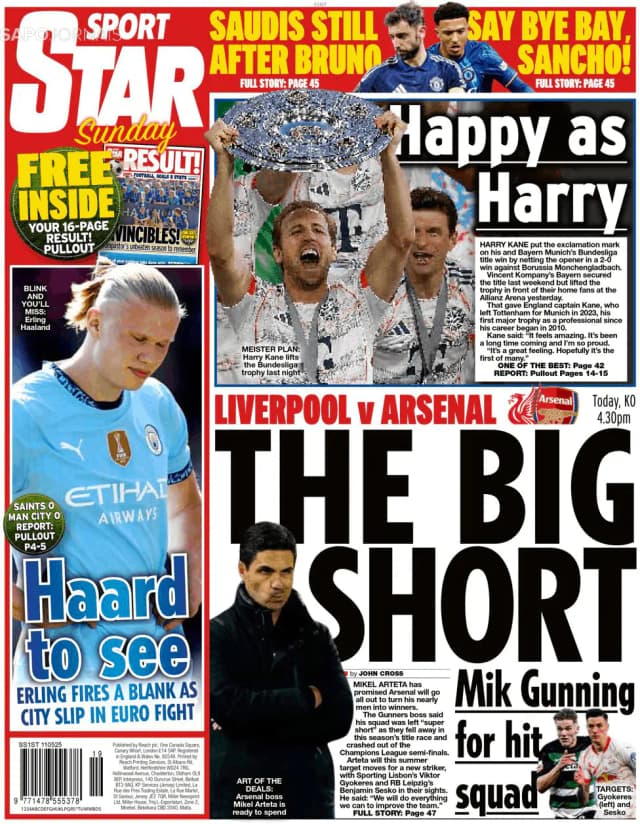 Capa jornal Star Sport 2025-05-11