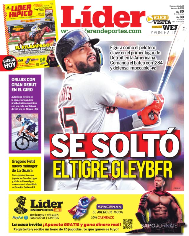 Capa jornal Líder 2025-05-10