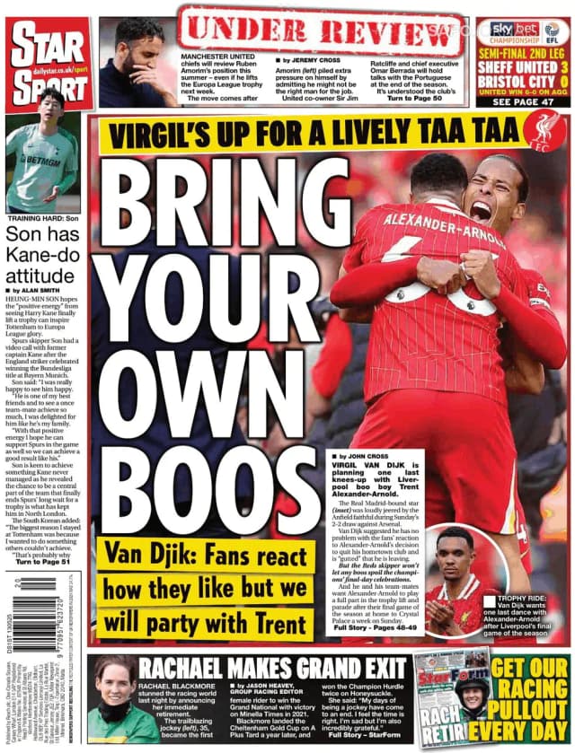 Capa jornal Star Sport 2025-05-13