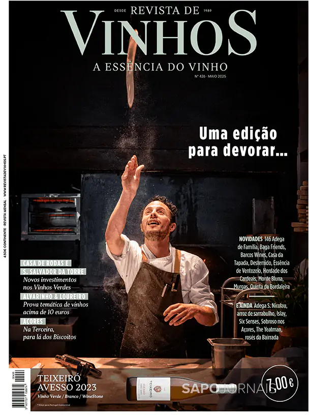 Capa jornal Revista de Vinhos 2025-05-12