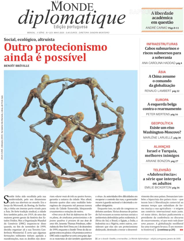 Capa jornal Le Monde Diplomatique 2025-05-01