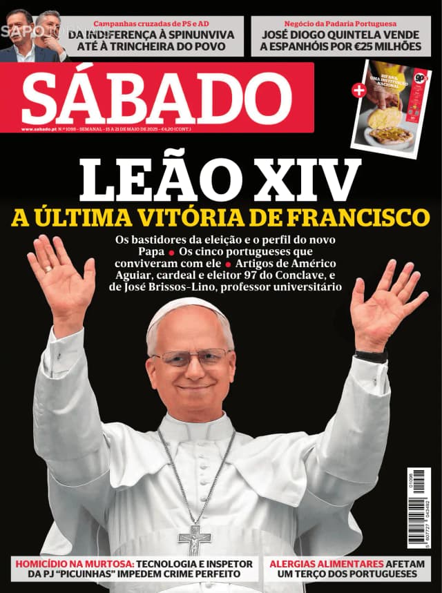 Capa jornal Sábado 2025-05-15