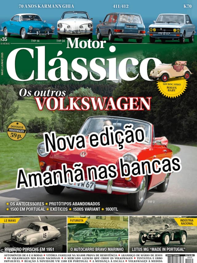 Capa jornal Motor Clássico 2025-05-15