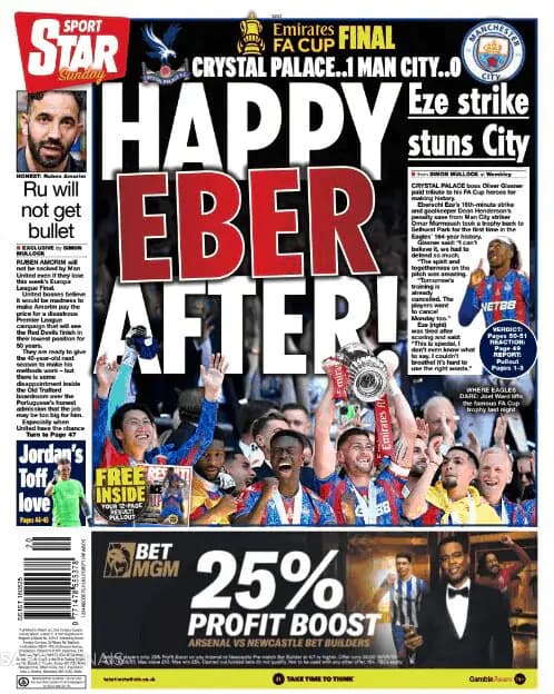 Capa jornal Star Sport 2025-05-18