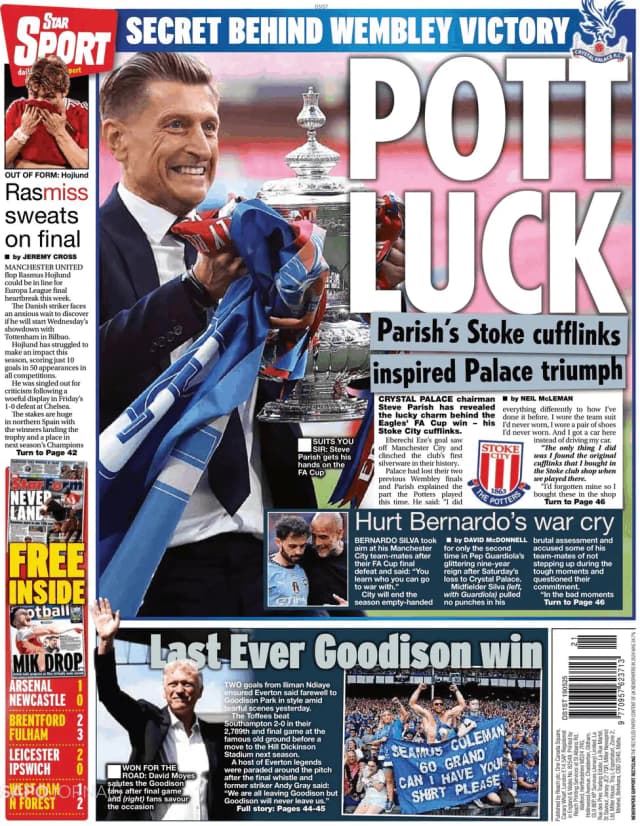Capa jornal Star Sport 2025-05-19