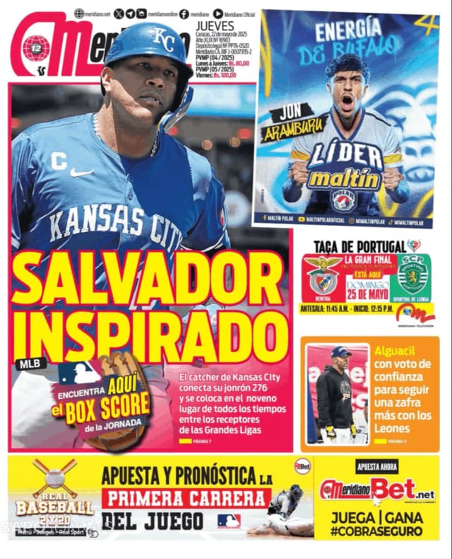 Capa jornal Meridiano 2025-05-22