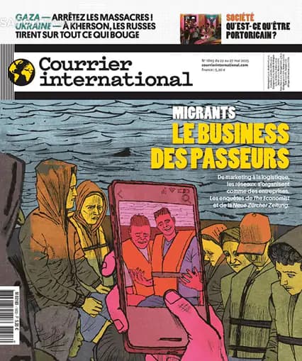 Capa jornal Courrier International 2025-05-22